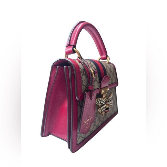 Gucci GG Supreme Monogram Small Queen Margaret Top Handle Bag - Picture 3 of 15